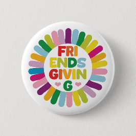 Friendsgiving Ronde Button 5,7 Cm