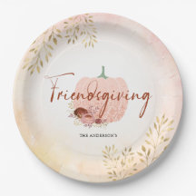 Friendsgiving Roos Gold Glitter Pumpkin