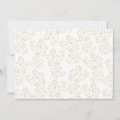 Friendsgiving Roze Gouden Glitter Pompoen Kaart (Achterkant)