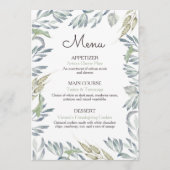 Friendsgiving Rustic Thanksgiving Dinner Menu (Voorkant)