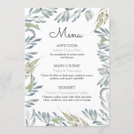 Friendsgiving Rustieke Thanksgiving Diner Menu