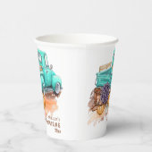 Friendsgiving Specialized Rustic Boerderij Truck Papieren Bekers (Rechts)