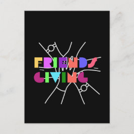 Friendsgiving Squad: Dankbaar & Verzameld Briefkaart