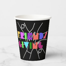 Friendsgiving Squad: Dankbaar & Verzameld Papieren Bekers