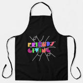 Friendsgiving Squad: Dankbaar & Verzameld Schort (Voorkant)