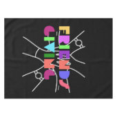 Friendsgiving Squad: Dankbaar & Verzameld Tafelkleed (Voorkant (Horizontaal))