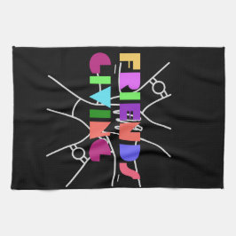 Friendsgiving Squad: Dankbaar & Verzameld Theedoek