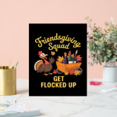 Friendsgiving Squad krijgt een klassiek T-shirt Acryl Bord (Huwelijk)