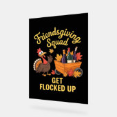 Friendsgiving Squad krijgt een klassiek T-shirt Acryl Bord (Hoek)