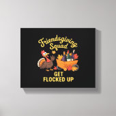 Friendsgiving Squad krijgt een klassiek T-shirt Canvas Afdruk (Voorkant)