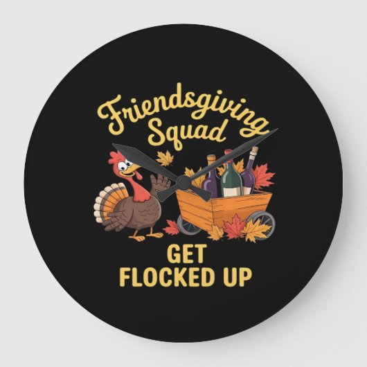 Friendsgiving Squad krijgt een klassiek T-shirt Grote Klok (Voorkant)
