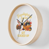 Friendsgiving Squad krijgt oversized T-Shi opgeslo (Hoek)