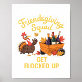Friendsgiving Squad krijgt oversized T-Shi opgeslo Poster (Voorkant)