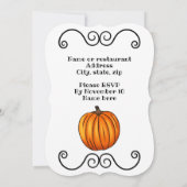 Friendsgiving Thanksgiving diner Kaart (Achterkant)