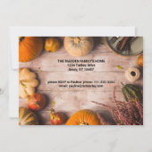 Friendsgiving Thanksgiving Dinner Feast Pumpkin Kaart (Achterkant)