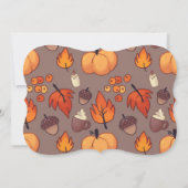 Friendsgiving Thanksgiving Dinner Kaart (Achterkant)