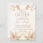 Friendsgiving Thanksgiving-feest Kaart (Voorkant)