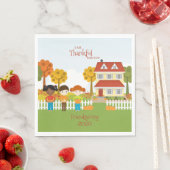 Friendsgiving Thanksgiving Feest Servet (Insitu)