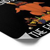 Friendsgiving Thanksgiving Het gezin dat we kiezen Poster (Hoek)