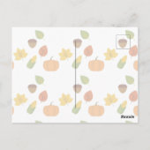 Friendsgiving Thanksgiving Holiday Card Briefkaart (Achterkant)