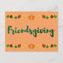 Friendsgiving Thanksgiving Holiday Card