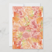 Friendsgiving Thanksgiving Innodiging Kaart (Achterkant)