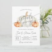 Friendsgiving Thanksgiving Innodiging Kaart (Staand voorkant)