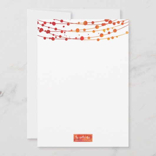 Friendsgiving Thanksgiving Kaart (Achterkant)