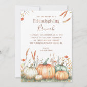 Friendsgiving Thanksgiving Party Kaart (Voorkant)