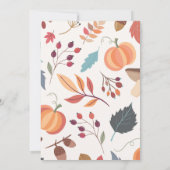 Friendsgiving Thanksgiving Potluck Invitation Kaart (Achterkant)