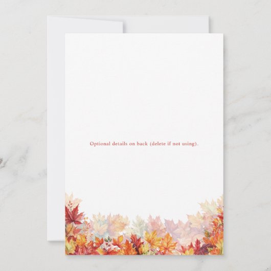 Friendsgiving Thanksgiving Schattige Turkije Kaart (Achterkant)