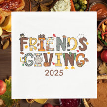 Friendsgiving Thanksgiving Thema Jaar