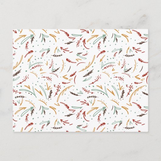 Friendsgiving Typography Thanksgiving Dinner Uitnodiging Briefkaart (Achterkant)