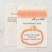 Friendsgiving Uitnodiging (Voorkant / Achterkant)