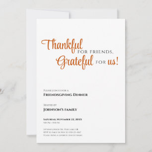 Friendsgiving Uitnodiging