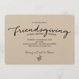 Friendsgiving Uitnodiging