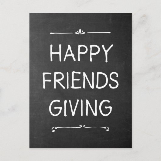 Friendsgiving | Uitnodiging | Postkaart | Schoolbo (Voorkant)