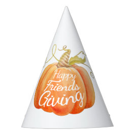 Friendsgiving waterverf feesthoedjes