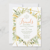 Friendsgiving Waterverf Terrarium Greenery Kaart (Voorkant)