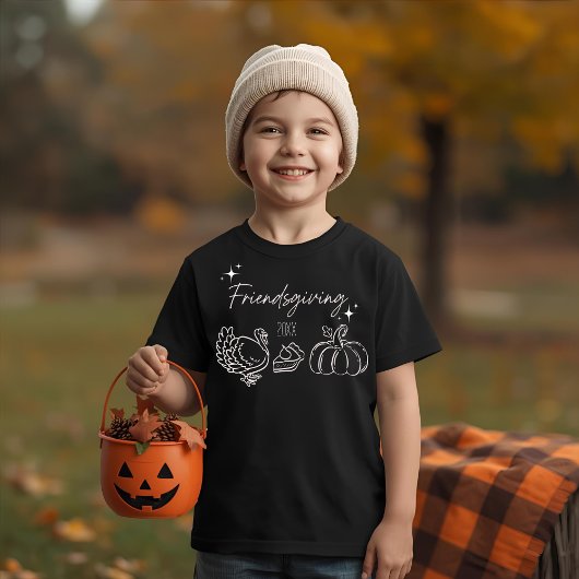 Friendsgiving year t-shirt