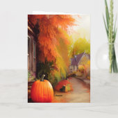 Friendsgiving zegeningen van ons kaart (Achterkant)