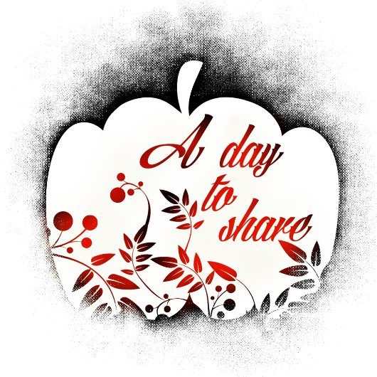 Friendsgiving zegeningen van ons kaart