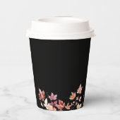 Friendsgiving zwarte Thanksgiving Papieren Bekers (Achterkant)