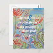 Friendship Appreciation Briefkaart (Voorkant / Achterkant)