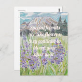 Friendship Appreciation Briefkaart (Voorkant / Achterkant)