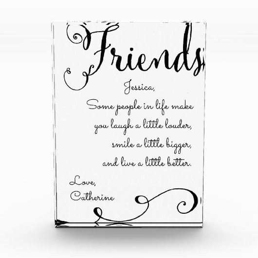 Friendship Appreciation Fotoblokken (Voorkant)