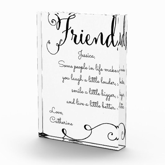 Friendship Appreciation Fotoblokken (Rechts)