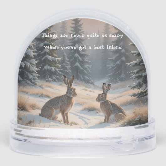 Friendship - Best Friends Sneeuwbol (Achterkant)