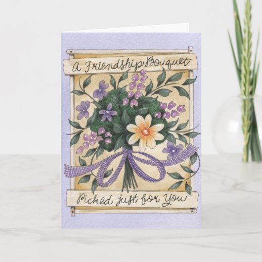 Friendship Bouquet - Wenskaart Kaart (Voorkant)