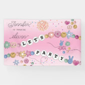 Friendship Bracelet Girl Jewelry Birthday Party Spandoek (Horizontaal)